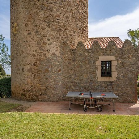 Castillo Can Xirau, Propiedad Exclusiva Con Piscina & Aircon Vila Santa Susana Exterior foto