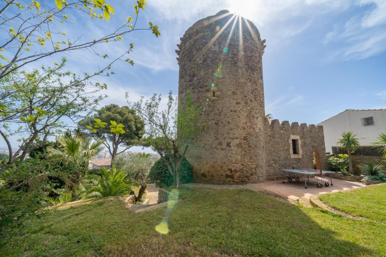 Castillo Can Xirau, Propiedad Exclusiva Con Piscina & Aircon Vila Santa Susana Exterior foto